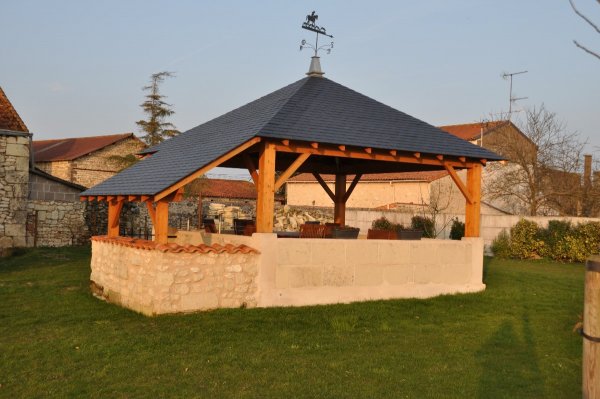 Pergola 4 pans, sapin (3)