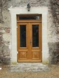 Porte d'entrée en chêne