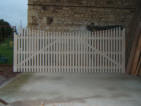 Portail en chêne