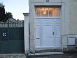 Porte d'entrée rénovée en chêne