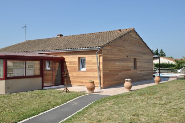 Pose d'un bardage red cedar (3)