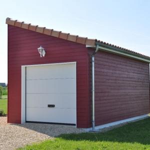 Garage ossature et bardage bois